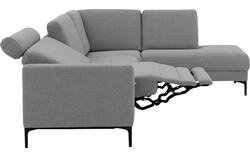 Goossens hoeksalon dallas grijs stof - 8229628-11