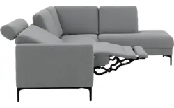 Goossens hoeksalon dallas grijs stof - 8229628-11