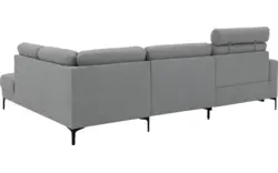 Goossens hoeksalon dallas grijs stof - 8229628-11
