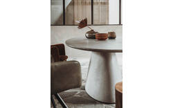 Goossens eettafel stone grijs beton - 8222021-01
