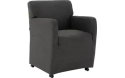 Goossens eetkamerstoel montana grijs micro leer - 8229738-01