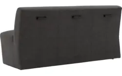 Goossens eetbank montana grijs micro leer - 8229739-01