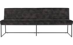 Goossens excellent eetbank tom grijs stof - 8229746-02