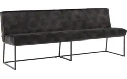Goossens excellent eetbank tom grijs stof - 8229746-02