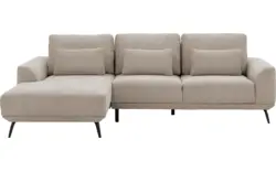 Goossens excellent loungebank princess beige stof - 8229789-01