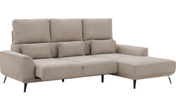 Goossens excellent loungebank princess beige stof - 8229789-01-gespiegeld
