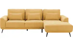 Goossens excellent loungebank princess geel stof - 8229790-01-gespiegeld