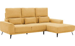 Goossens excellent loungebank princess geel stof - 8229790-01-gespiegeld