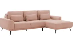 Goossens excellent loungebank princess roze stof - 8229792-01-gespiegeld