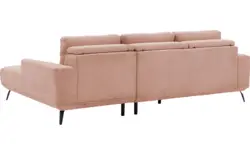 Goossens excellent loungebank princess roze stof - 8229792-01-gespiegeld