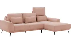 Goossens excellent loungebank princess roze stof - 8229792-01-gespiegeld