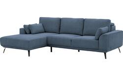 Goossens excellent loungebank princess blauw stof - 8229794-01