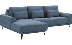 Goossens excellent loungebank princess blauw stof - 8229794-01