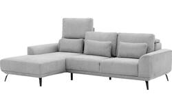 Goossens excellent loungebank princess grijs stof - 8229795-01