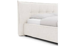 Goossens bedframe bolzano beige stof - 8229827-01