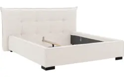 Goossens bedframe bolzano beige stof - 8229827-01