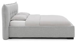 Goossens gestoffeerd bedframe bolzano grijs stof - 8229828-01