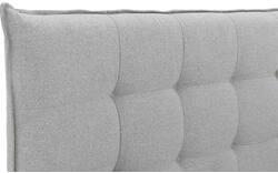 Goossens gestoffeerd bedframe bolzano grijs stof - 8229828-01