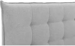 Goossens gestoffeerd bedframe bolzano grijs stof - 8229828-01