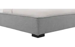 Goossens gestoffeerd bedframe bolzano grijs stof - 8229829-01