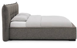 Goossens gestoffeerd bedframe bolzano bruin stof - 8229830-01