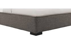 Goossens gestoffeerd bedframe bolzano bruin stof - 8229830-01