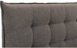 Goossens gestoffeerd bedframe bolzano bruin stof - 8229830-01