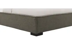Goossens gestoffeerd bedframe bolzano groen stof - 8229831-01