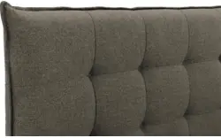 Goossens gestoffeerd bedframe bolzano groen stof - 8229831-01