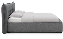 Goossens gestoffeerd bedframe bolzano blauw stof - 8229832-03