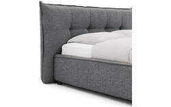 Goossens gestoffeerd bedframe bolzano blauw stof - 8229832-01