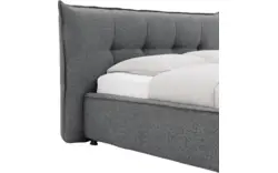 Goossens gestoffeerd bedframe bolzano blauw stof - 8229832-01