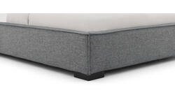 Goossens gestoffeerd bedframe bolzano blauw stof - 8229832-01