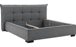 Goossens gestoffeerd bedframe bolzano blauw stof - 8229832-01