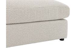 Goossens voetenbank odette wit stof - 8230134-01