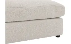 Goossens voetenbank odette wit stof - 8230134-01