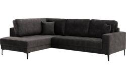 Goossens hoeksalon coco zwart stof - 8230181-01