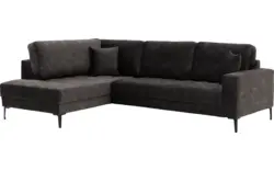 Goossens hoeksalon coco zwart stof - 8230181-01