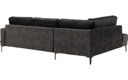 Goossens hoeksalon coco zwart stof - 8230181-01