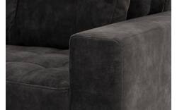 Goossens hoeksalon coco zwart stof - 8230181-01