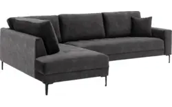 Goossens hoeksalon coco grijs stof - 8230182-01