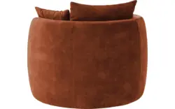 Goossens fauteuil terra bruin stof - 8230259-01