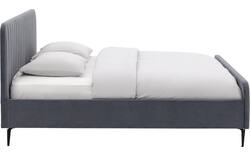 Goossens bedframe attent blauw stof - 8230282-01