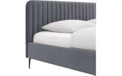 Goossens bedframe attent blauw stof - 8230282-01