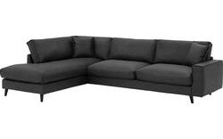 Goossens hoeksalon jonas grijs micro leer - 8230453-01