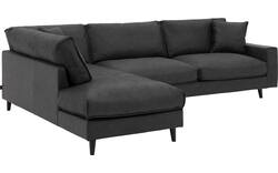 Goossens hoeksalon jonas grijs micro leer - 8230453-01
