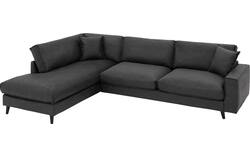 Goossens hoeksalon jonas grijs micro leer - 8230453-01
