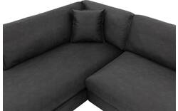 Goossens hoeksalon jonas grijs micro leer - 8230453-01