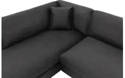 Goossens hoeksalon jonas grijs micro leer - 8230453-01