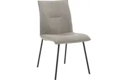 Goossens eetkamerstoel milan grijs micro leer - 8230497-01